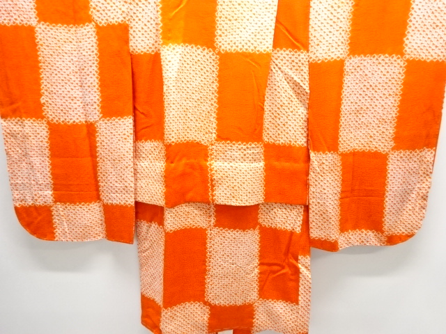 JAPANESE JUBAN / SHIBORI / CHECKERED